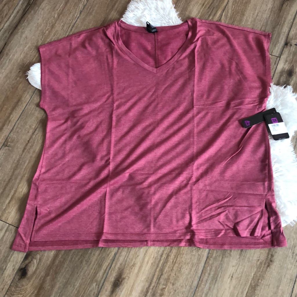 Nwt Rbx Womens Yoga Tunic Short Sleeve Top